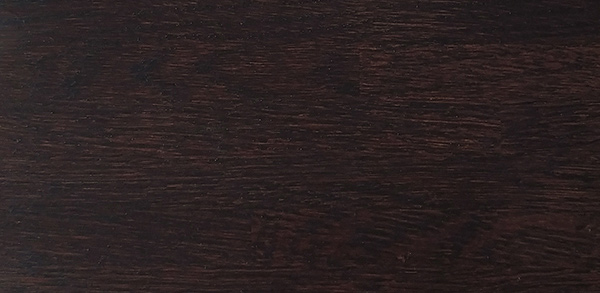 Customized iroko shelf - Dark Walnut Colour