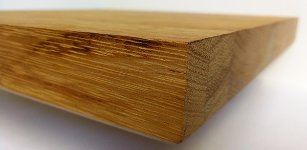 Customized doussié shelf - Natural Wood