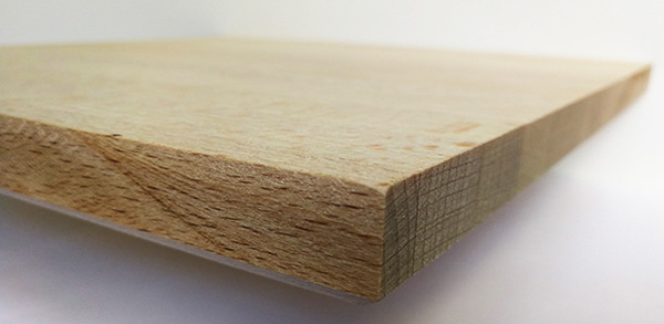 Customized beech shelf - Natural Wood