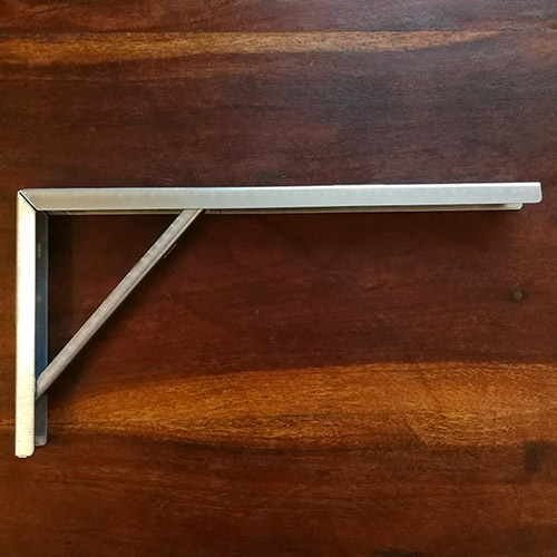 Galvanized iron shelf bracket 40 cm - Staffe per Mensole