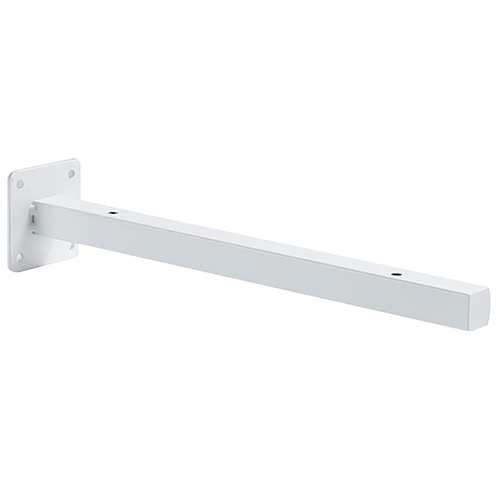 White linear shelf bracket 25 cm - Shelf Brackets