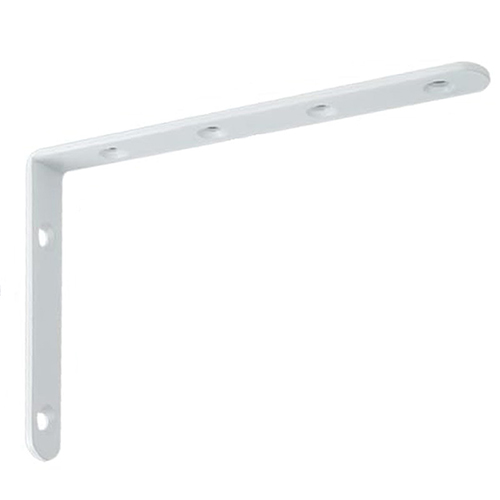 White steel shelf bracket 15 cm - Shelf Brackets