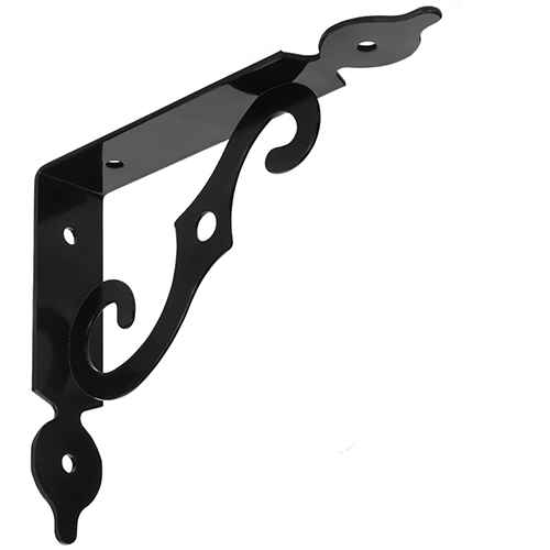 Black shelf bracket 14 cm - Staffe per Mensole
