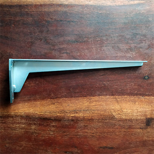 Staffa per mensola in acciaio zincato 38 cm - Staffe per Mensole