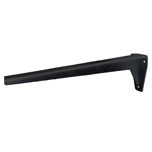Galvanized steel shelf bracket 28 cm (black) - Staffe per Mensole