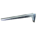 Galvanized steel shelf bracket 28 cm